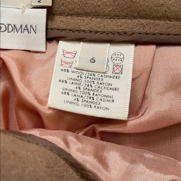 Calvin Klein Collection Camel Wool Blend Trousers - Picture 3 of 10